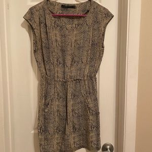 Zara animal print dress